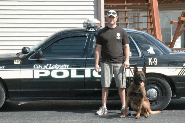 Lafayette PD - Albert Demelloand K-9 Tico